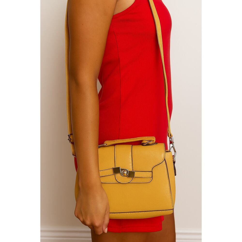 XXI Medium Yellow Crossbody Bag. Single Handle as well. Clean inside